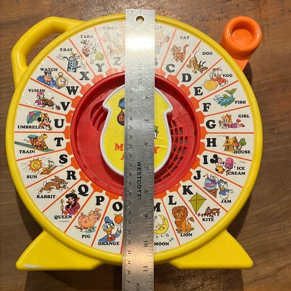 Vintage Disney See ‘N Say 1989 Mickey’s ABC A to Z Kids Toy - Picture 11 of 12